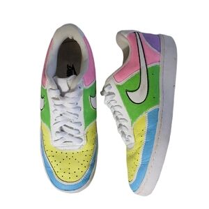 Nike Air Force One's Pastel Rainbow Women's Size 7 Sneakers